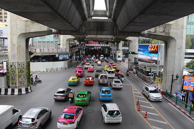 silnice v bangkoku